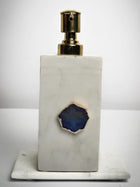 Marble Soap Dispenser with Agate