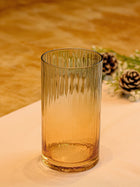 Blue And Amber Ombre High Ball Glass