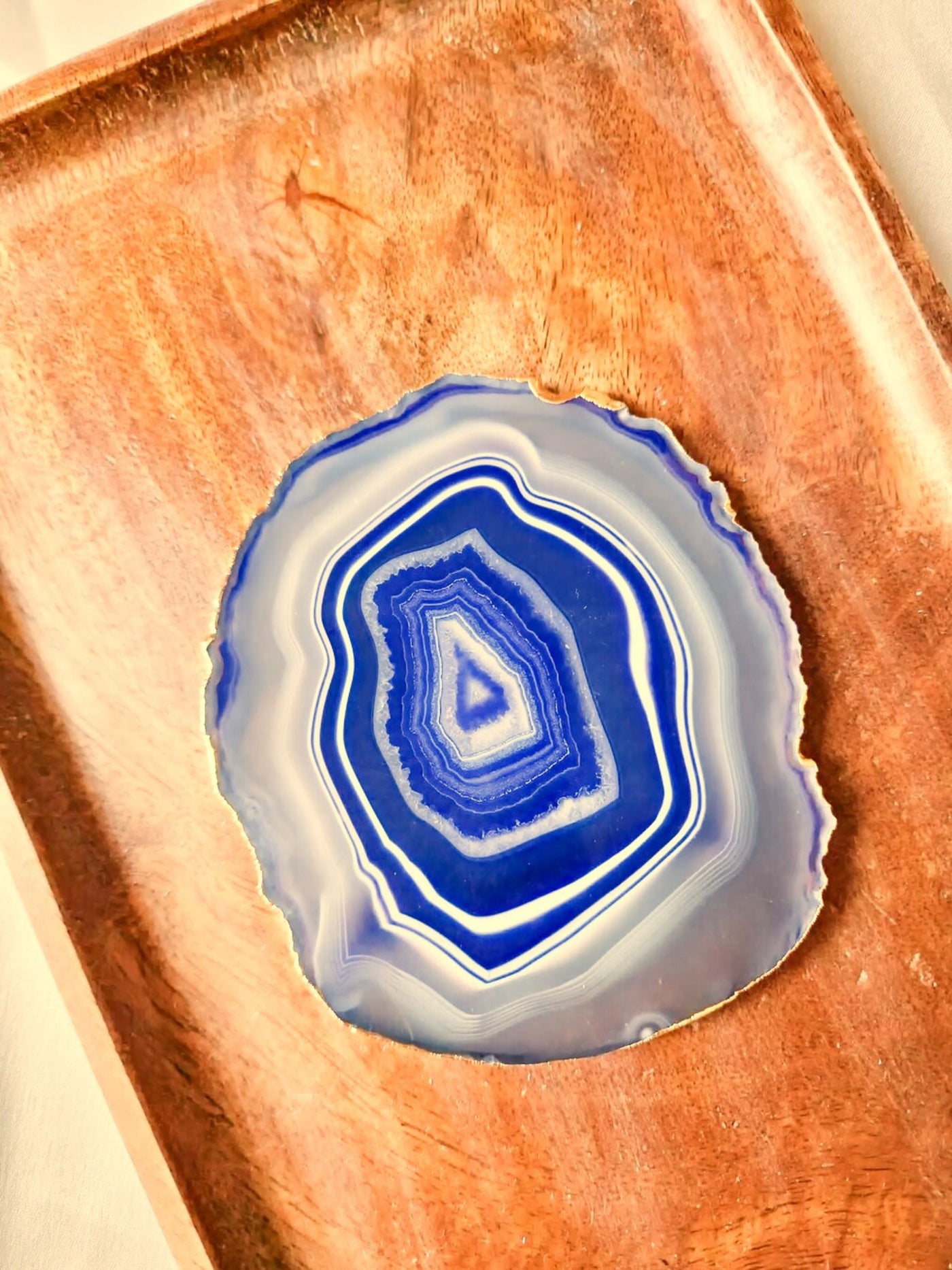 Blue Platter - Agate Gemstone