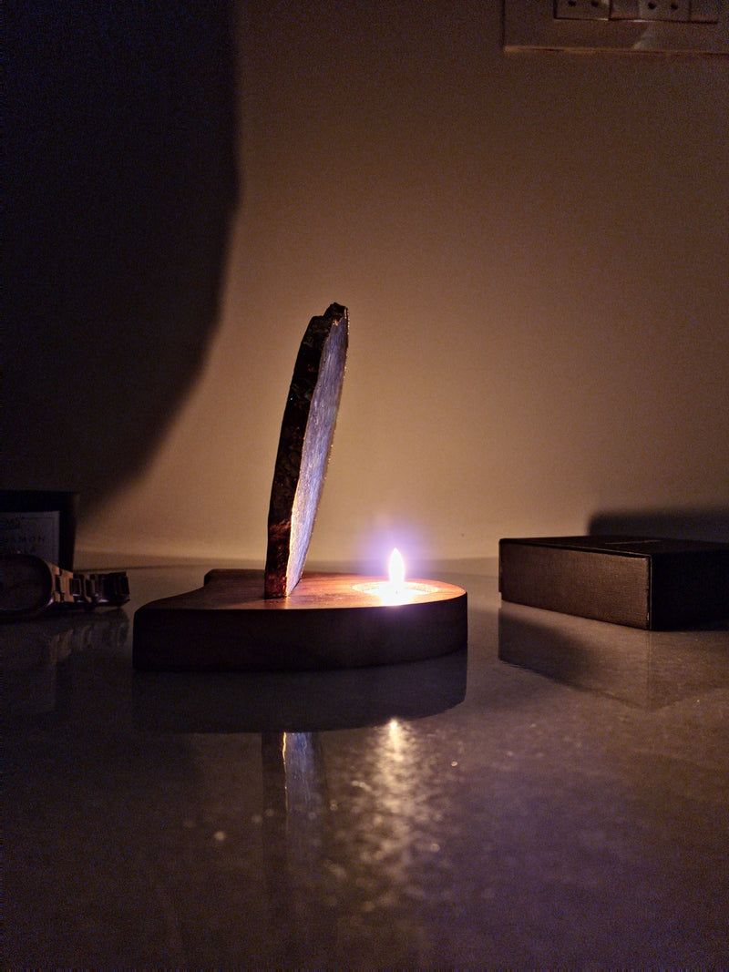 Natural Agate Gemstone Lamp - Luxury Healing Crystal Décor