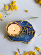 Jai Shree Ram Tea Light Candle Holder Set of 2