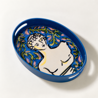 ROMETTI HANDPAINTED TRAY