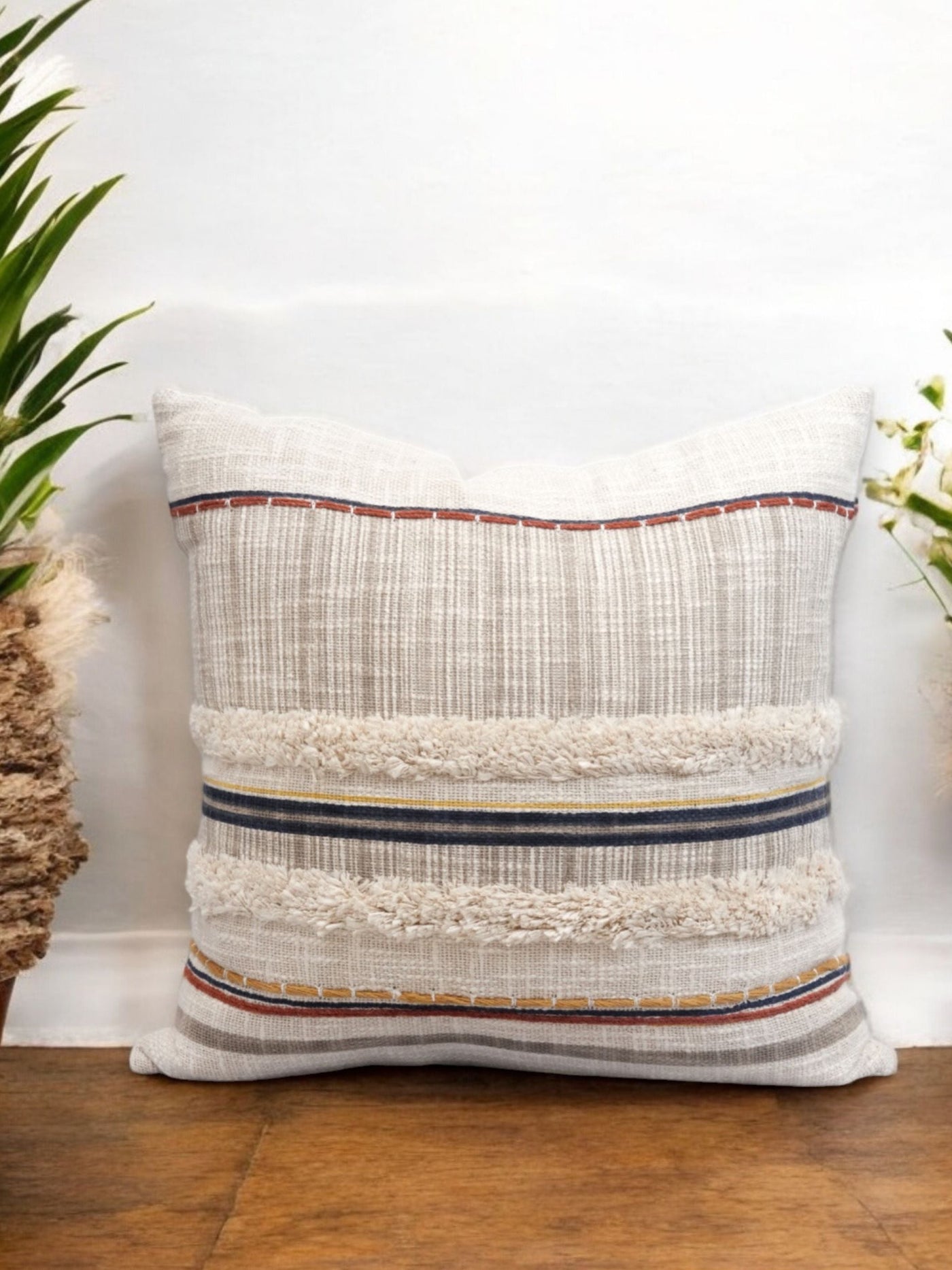 Boho Bliss Block Print Cushion Cover