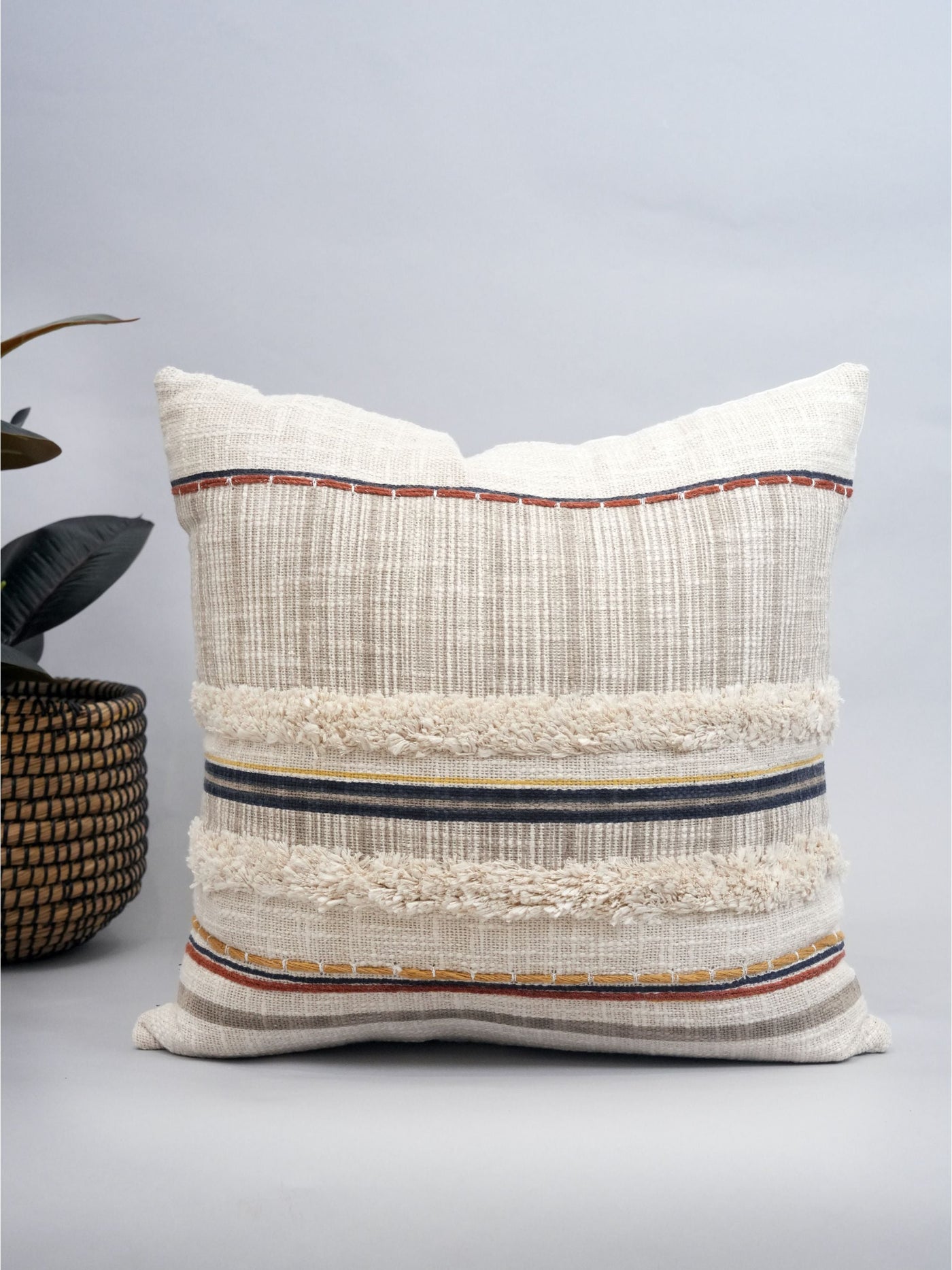 Boho Bliss Block Print Cushion Cover