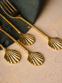 Brass Fork Cutlery 4 Pc