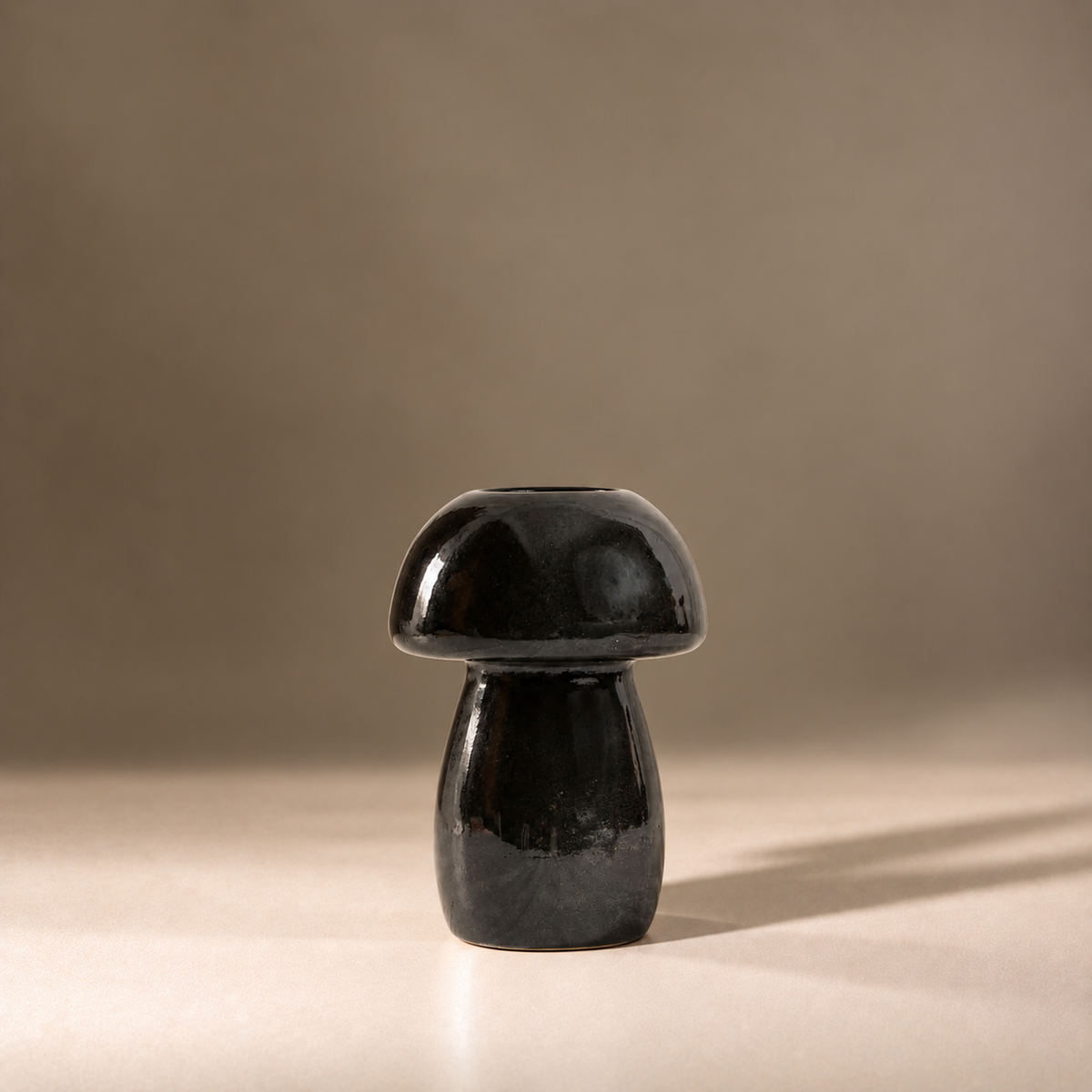 SHROOM - BLACK MARBLE CANDLE VOTIVE