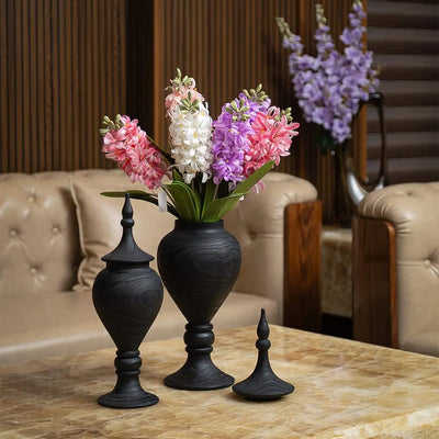 Buckingham Vase With Lid - Short