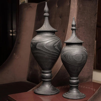 Buckingham Vase With Lid - Short