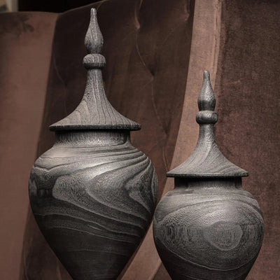 Buckingham Vase With Lid - Short
