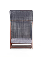 Brass M.S and fabric Bunaai Bench