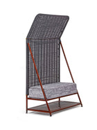 Brass M.S and fabric Bunaai Bench