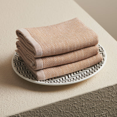 Burlap | Cotton Bamboo | Hammam Terry | Face Towels - Set of 2
