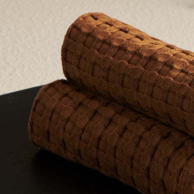Burlap | Cotton Bamboo | Waffle | Face Towels - Set of 2