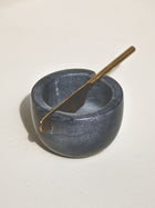 Marble Butter Dish & Knife
