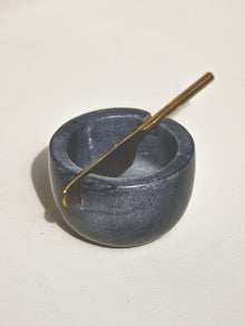 Marble Butter Dish & Knife