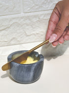 Marble Butter Dish & Knife