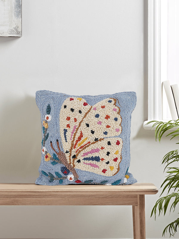Cushion Cover - Butterfly Embroidered