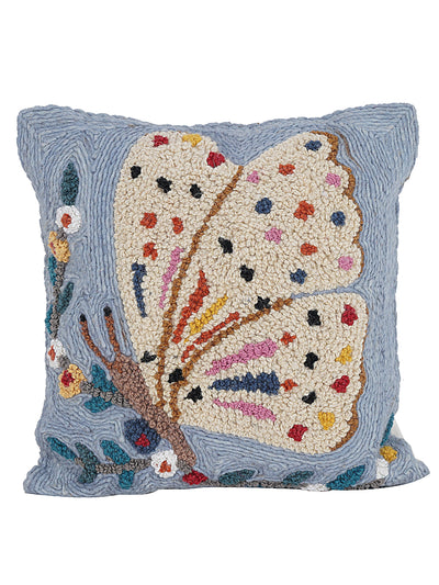 Cushion Cover - Butterfly Embroidered