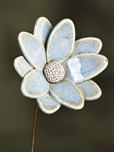 Butterfly Daisy - Single Flower Stem (Powder - Blue)