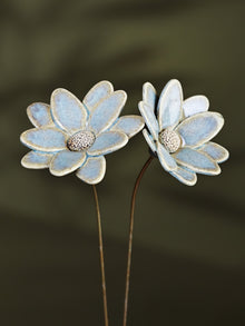 Butterfly Daisy - Single Flower Stem (Powder - Blue)