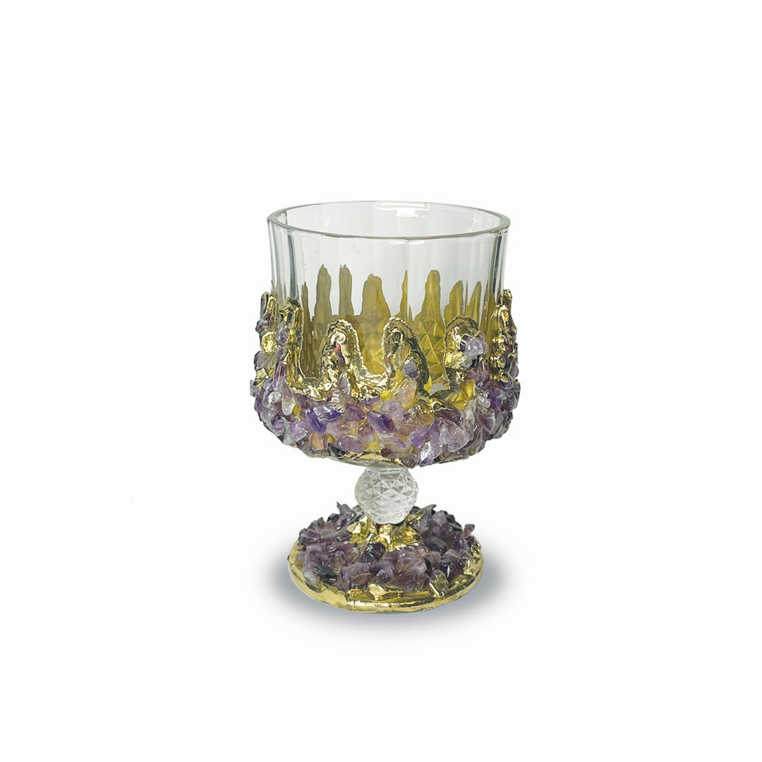 Limited edition - Sandro - Amethyst Handmade Glass