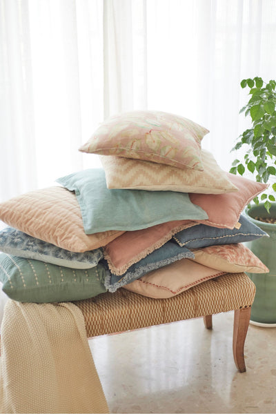 Mirage Soft Pink Linen Cushion Cover