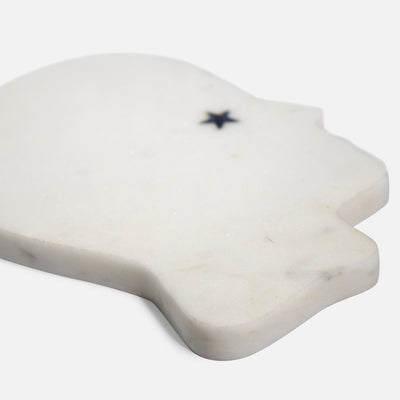 STARRY NIGHT - MARBLE IVORY COASTER