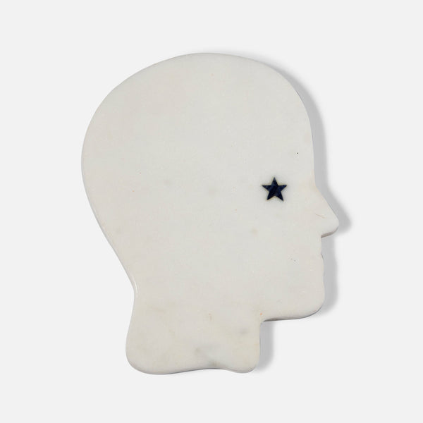 STARRY NIGHT - MARBLE IVORY COASTER