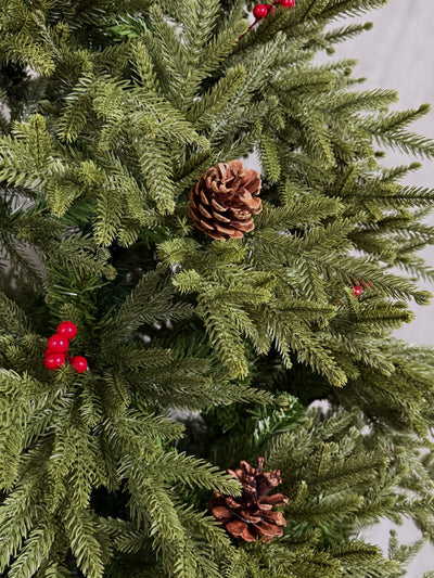 PE Christmas Tree Pinecone & Berry-2