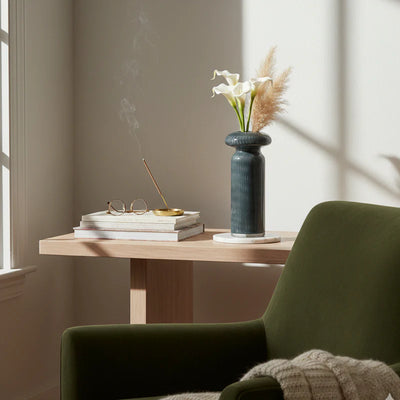 The Aurelia Midnight Flower Vase - Short