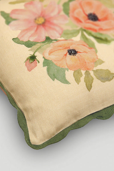 Annabella Amber Linen Cushion Cover