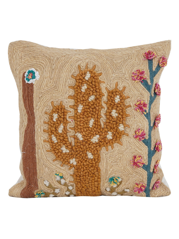 Cushion Cover - Cactus Embroidered