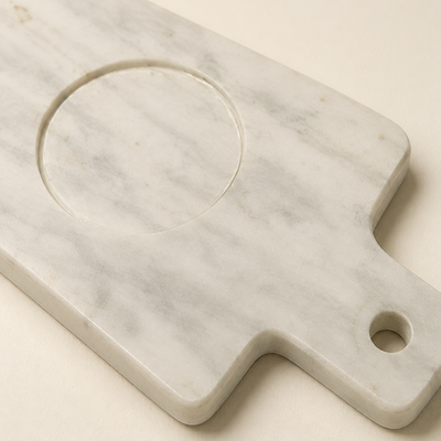 CAMI - IVORY MARBLE PLATTER TRAY