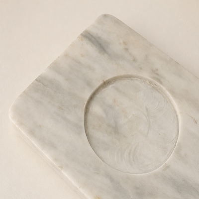 CAMI - IVORY MARBLE PLATTER TRAY
