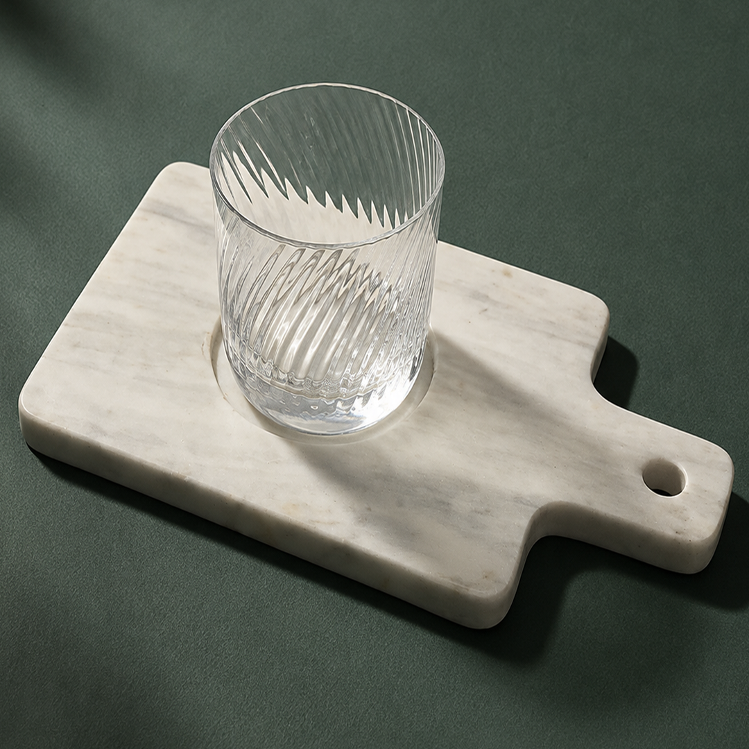 CAMI - IVORY MARBLE PLATTER TRAY