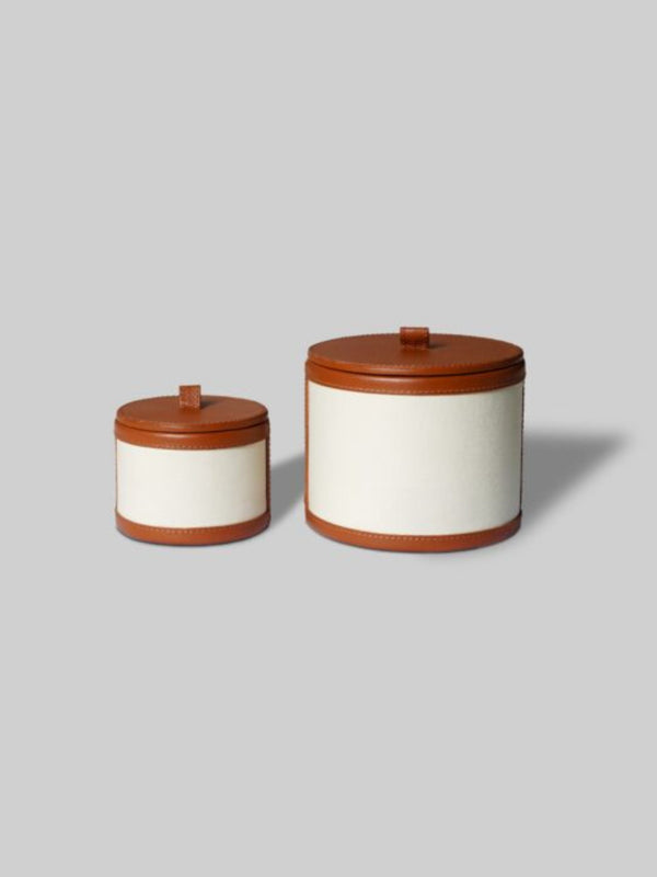Leather Candle Holder - Combo