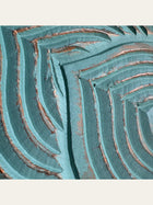 Carved Wooden Lotus Wall Mirror