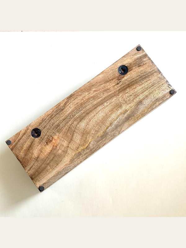 Carved Wooden Wall Shelf