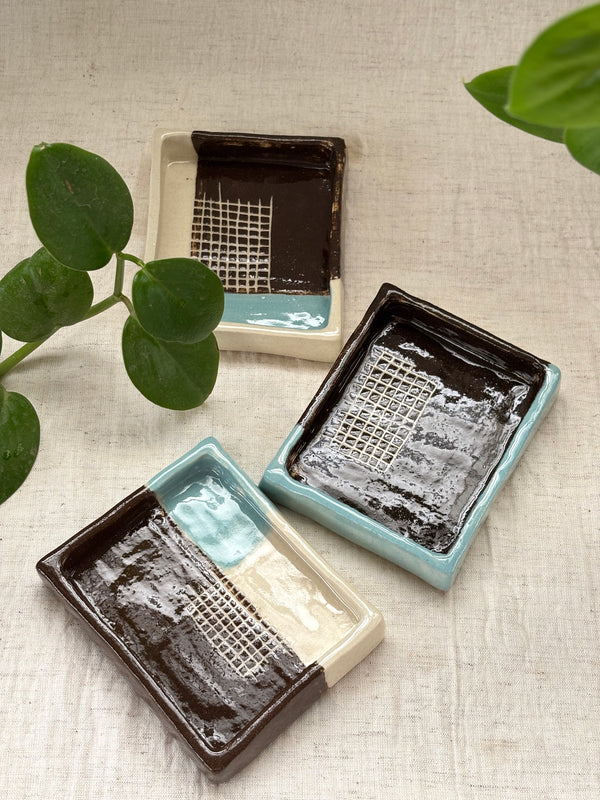Mod Gridline Mini dish - Set of 3