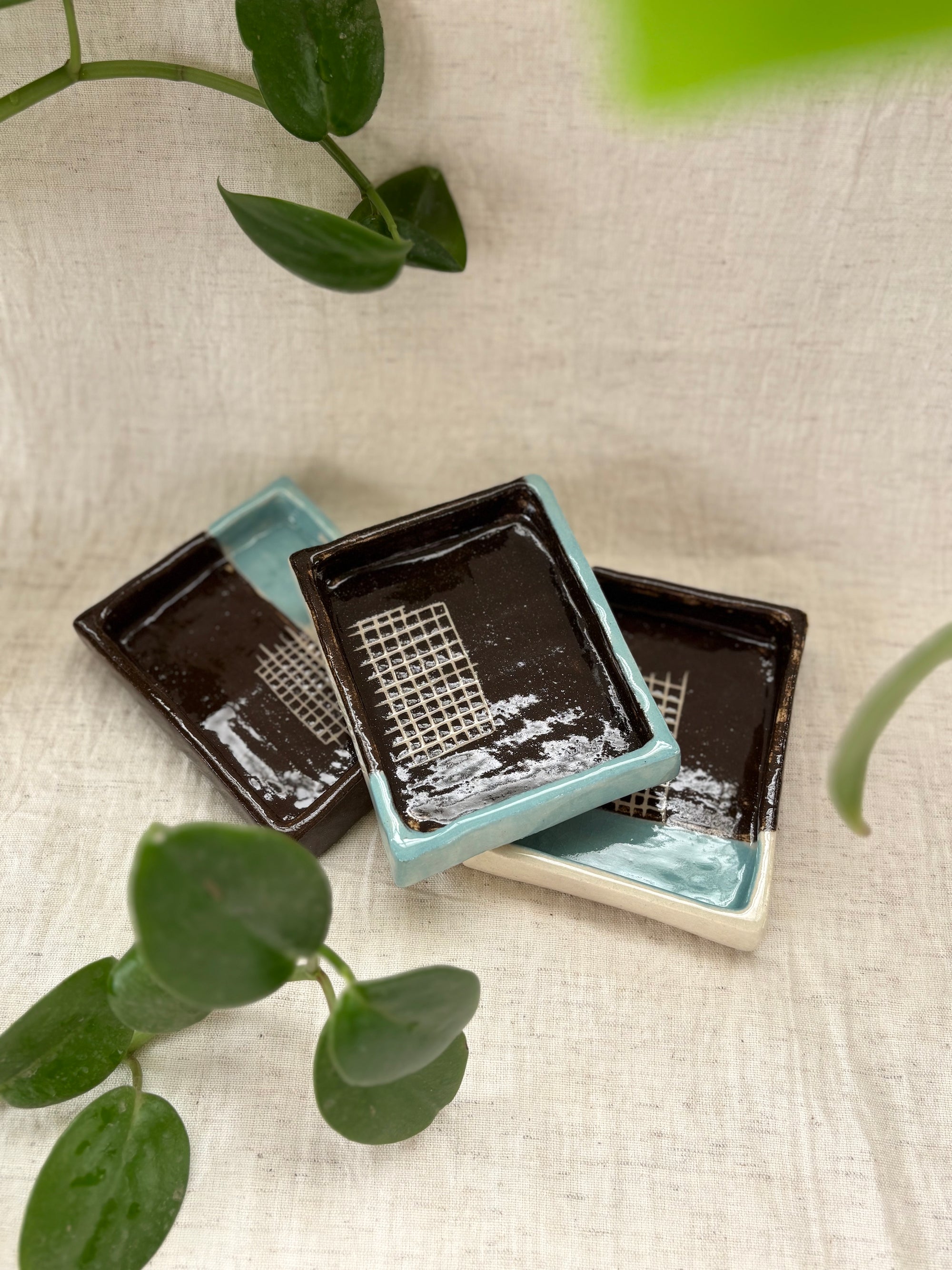 Mod Gridline Mini dish - Set of 3