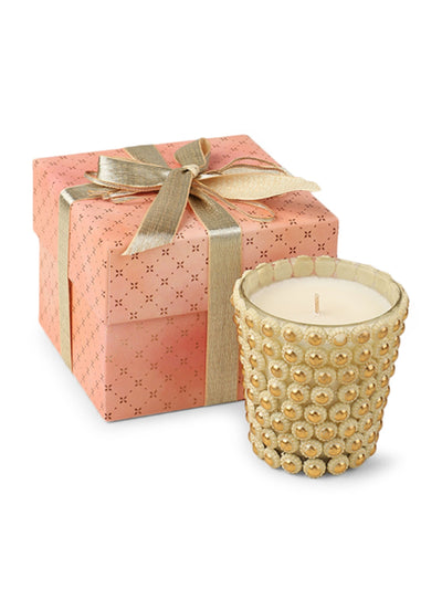 Celestial Pearl Gold Candle