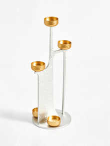 Celestial Silver Candle Stand