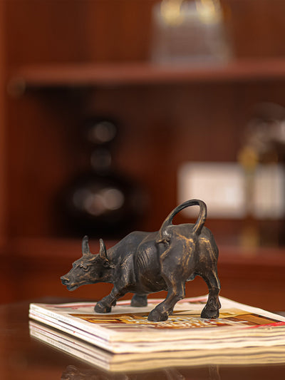 Charging Ox Decor Object
