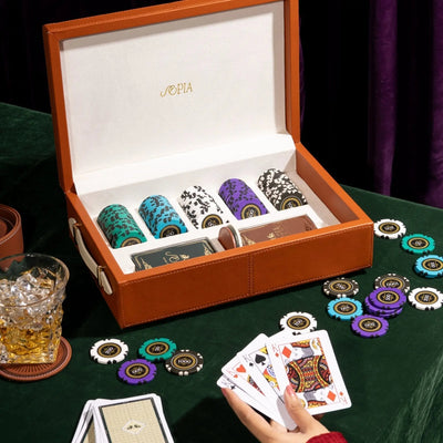 Chateau Poker Set - Small - Sepia Homes