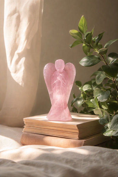 Rose Quartz Love Amplifying Angel