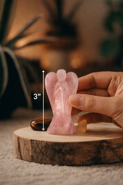 Rose Quartz Love Amplifying Angel