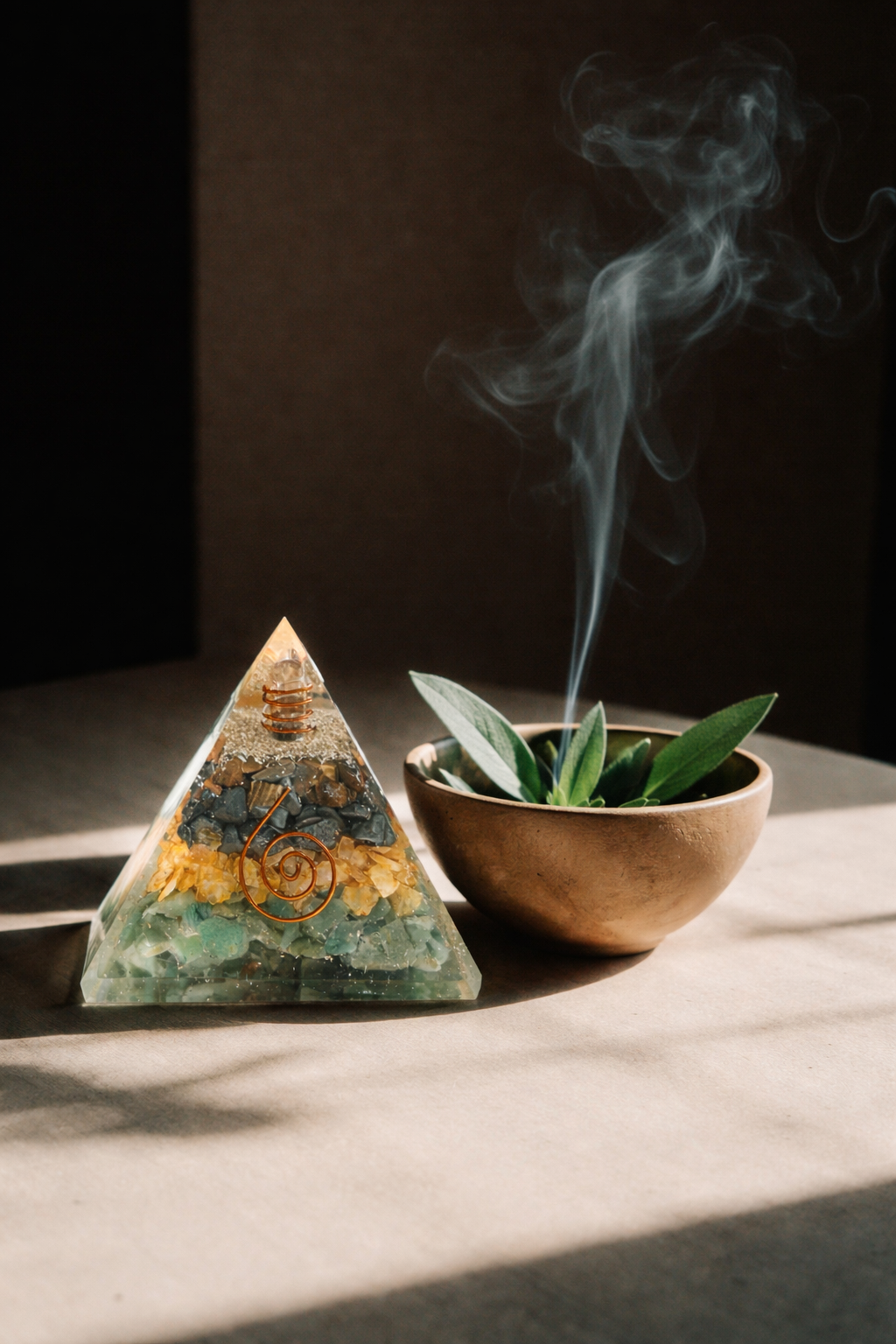 Money & Abundance Magnet Healing Pyramid