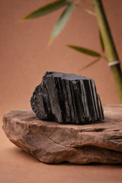 Evil Eye Protection Black Tourmaline Cluster