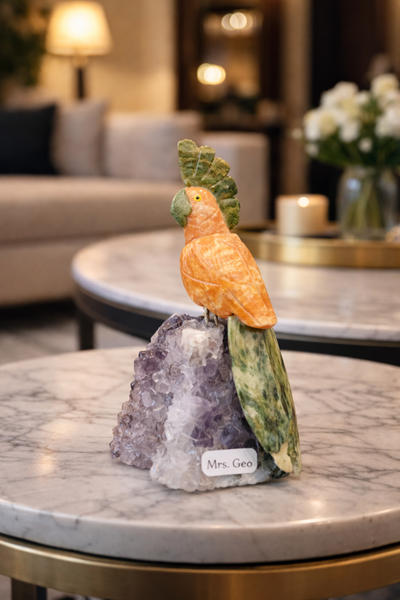 Gemstone Humming Bird Décor