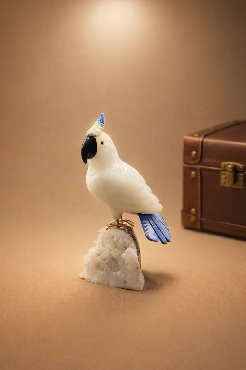 Gemstone Bird Figurine